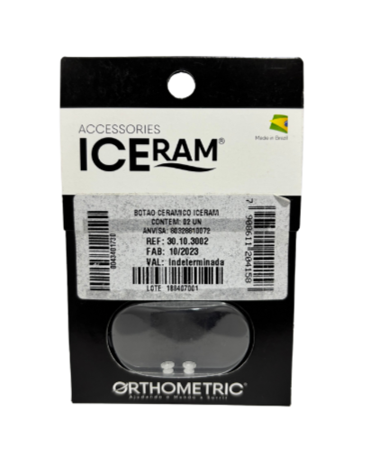 Boton lingual ceramico Orthometric